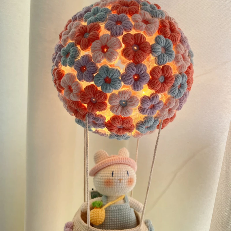 

Тканая сумка для снятия скуки ручной вязки шерстяной воздушный шар для носветильник