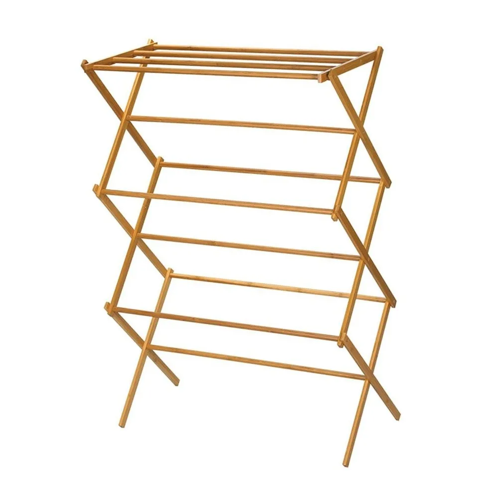 Clothes Drying Rack Folding X Shaped Indoor Air Drying