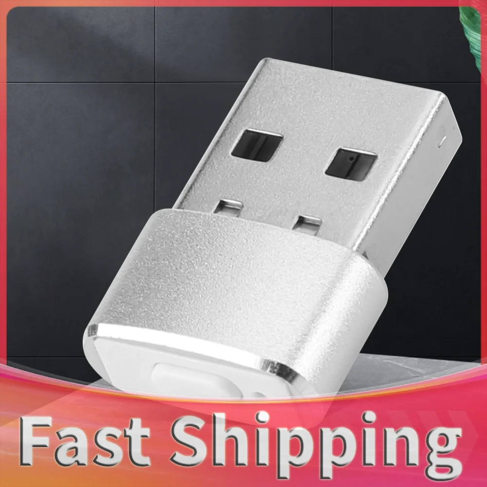 Mini Automatic Move Cursor Undetectable USB Automatic Move Cursor Shaker Plug and Play Aluminum Alloy Housing for Laptop Desktop