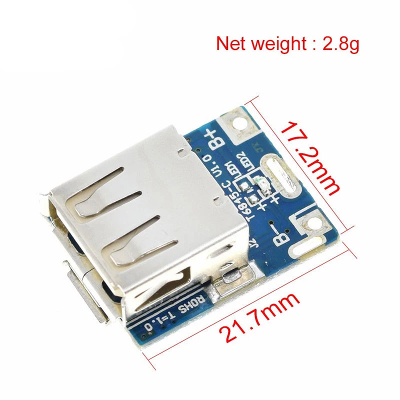 1/2~200/500Pcs 5V Step-up Board Lithium Battery Charging Protection Board Perfume Booster Board Motherboard 134N3P Scheme DIY