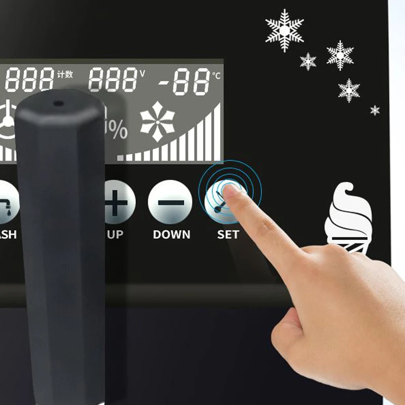 ماكينة آيس كريم تايلور 900 وات ماكينة آيس كريم ناعم القوام تايلاندية ضاغط العلامة التجارية 110 فولت 220 فولت