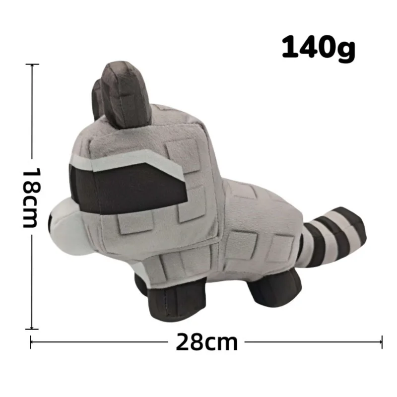 

Grow a Garden Plush Toy Raccoon Red Fox Brown Animal Stuffed Doll Soft Cute Collectible Gift for Nature Lovers