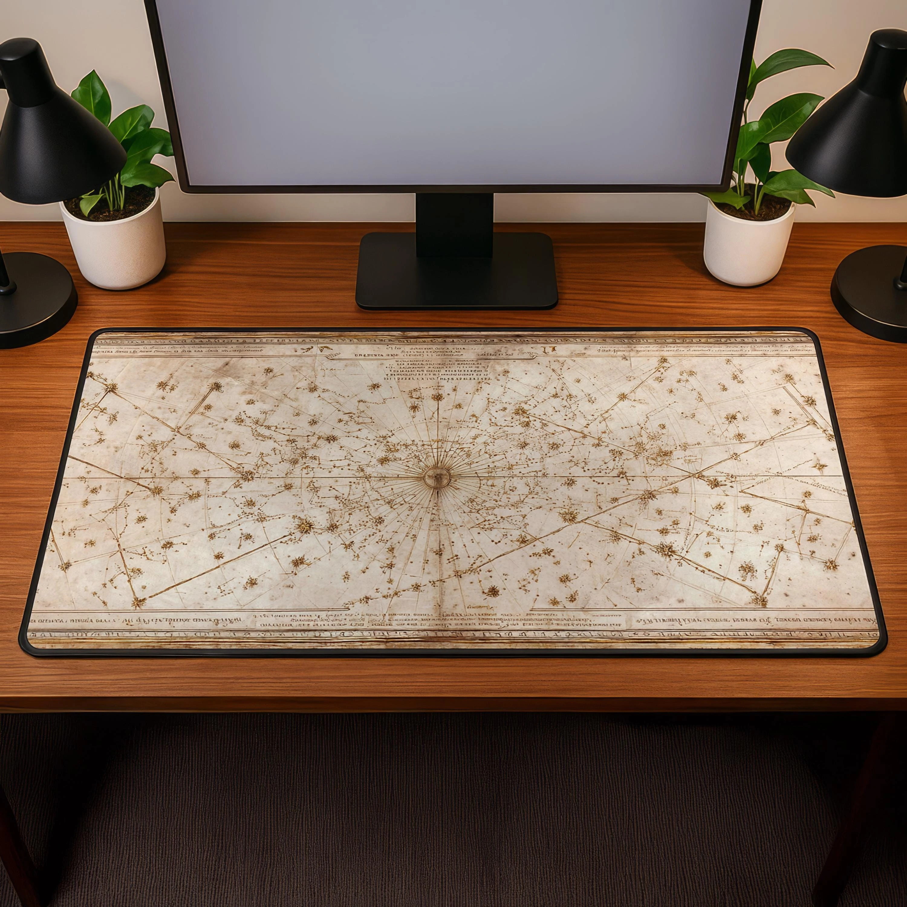 Celestial Celestial Map Mouse Pad Large Desk Mats Gaming Computer Mat Mousepad Desk Interior Mouse Mats 900x400 Game Office Home Playmat - Aliexpress Deal
