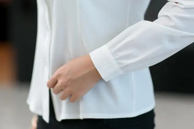 Chemises de qualité supérieure printemps/été col rond simple boutonnage à manches longues dames hauts chemise livraison directe vente