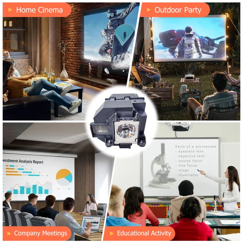 Inmoul Compatible for EPSON ELPLP95 PowerLite 2000 2040 2065 2140W 2155W 2165W 2245U 2250U 2255U 2265U 5000 5510 5520W 5530U