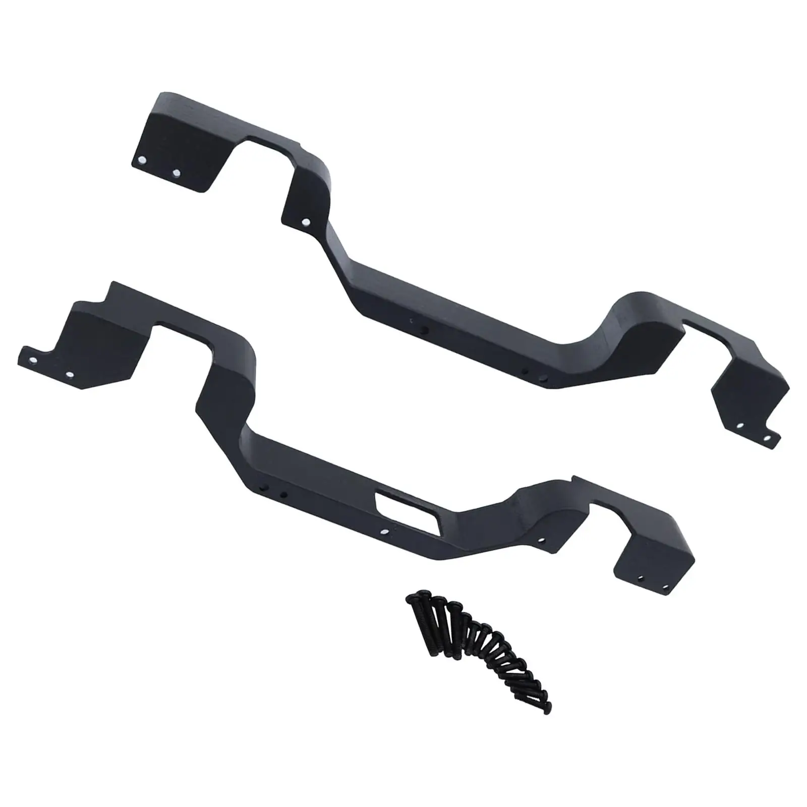 2 Pieces Fender Liners Durable Replaces Overall Length 217mm Professional Fender Lining Decoration for Ford Mustang 1/18