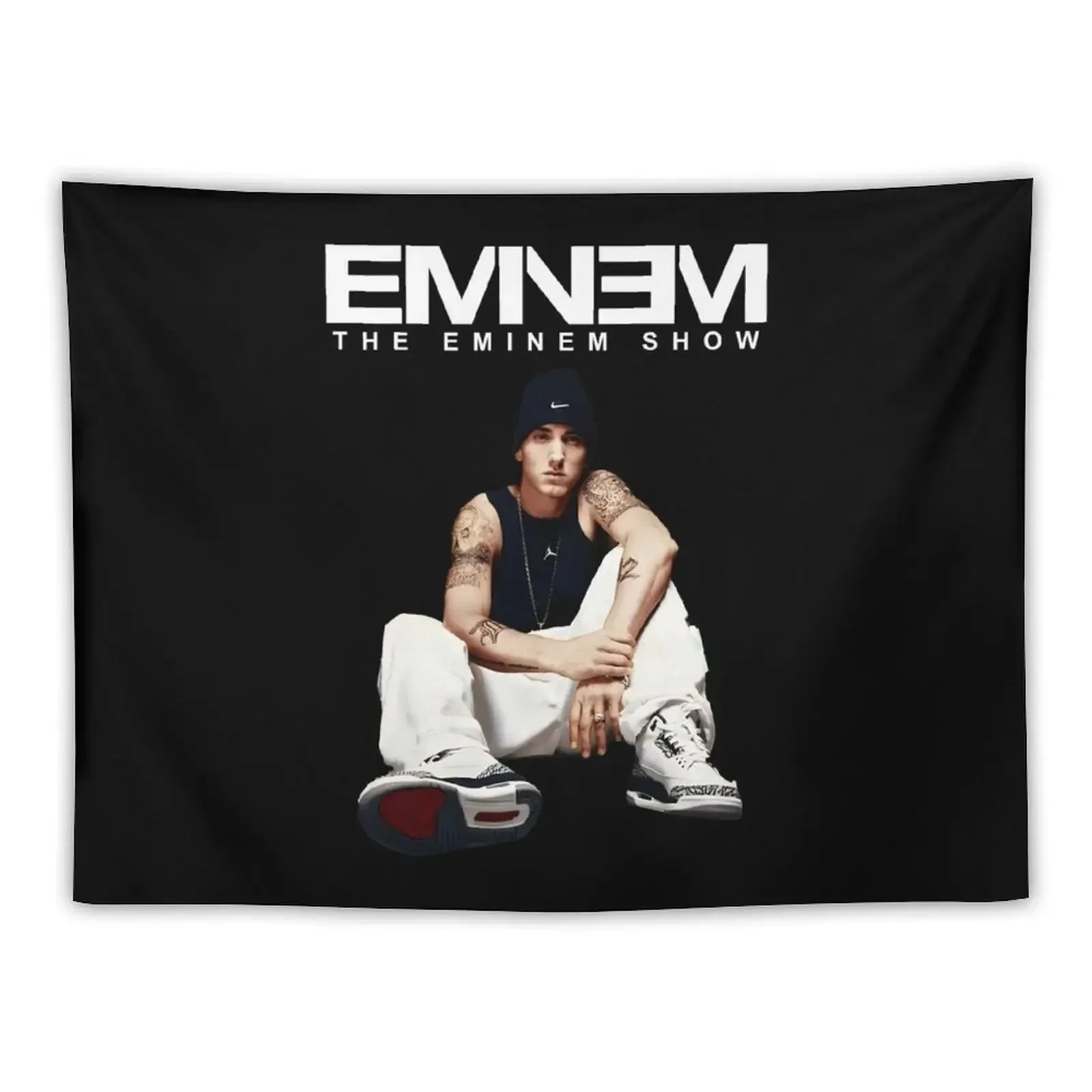 detailed in a Close Up Shot eminem Tapestry Home Decorating Wall Art Tapestry