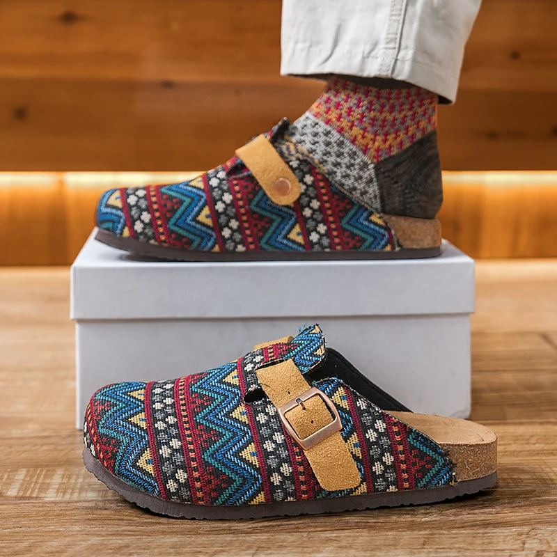 Zomersandalen voor heren Vrijetijdsschoenen Ademende wandelschoenen Antislip Lichtgewicht sneakers Heren Comfortabel rijden Luie schoenen