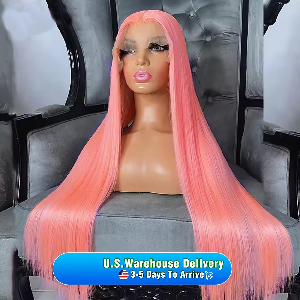 

13x6 Hd Transparent Pink Lace Front Wig Human Hair Preplucked Brazilan 13x4 Bone Straight Frontal Colored Wigs For Women