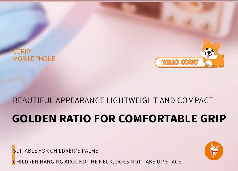 Cute Mini Koki Mobile Phone Flip Cartoon Kids Children Dual Sim 2G GSM Keyboard Botton MP3 Player Unlocked New Cellphone