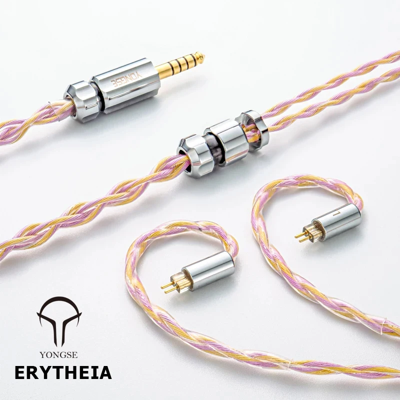 

Yongse Erytheia Aegle Hesperia HiFi IEMS Cable Furukawa Silver-Copper Alloy Thickened Layer & Military-Grade Bulletproof Wire