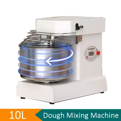 Full-automatic Professional Dough Spiral Mixer Machine Silent Dough Mixer For Cake Shops Hot Sale Electric Bread Dough Mixer