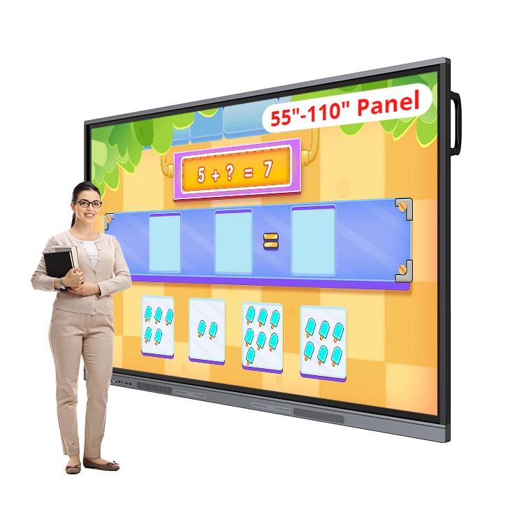 

Ultra 4K UHD 55-inch touchscreen LCD digital display interactive panel conference smart whiteboard