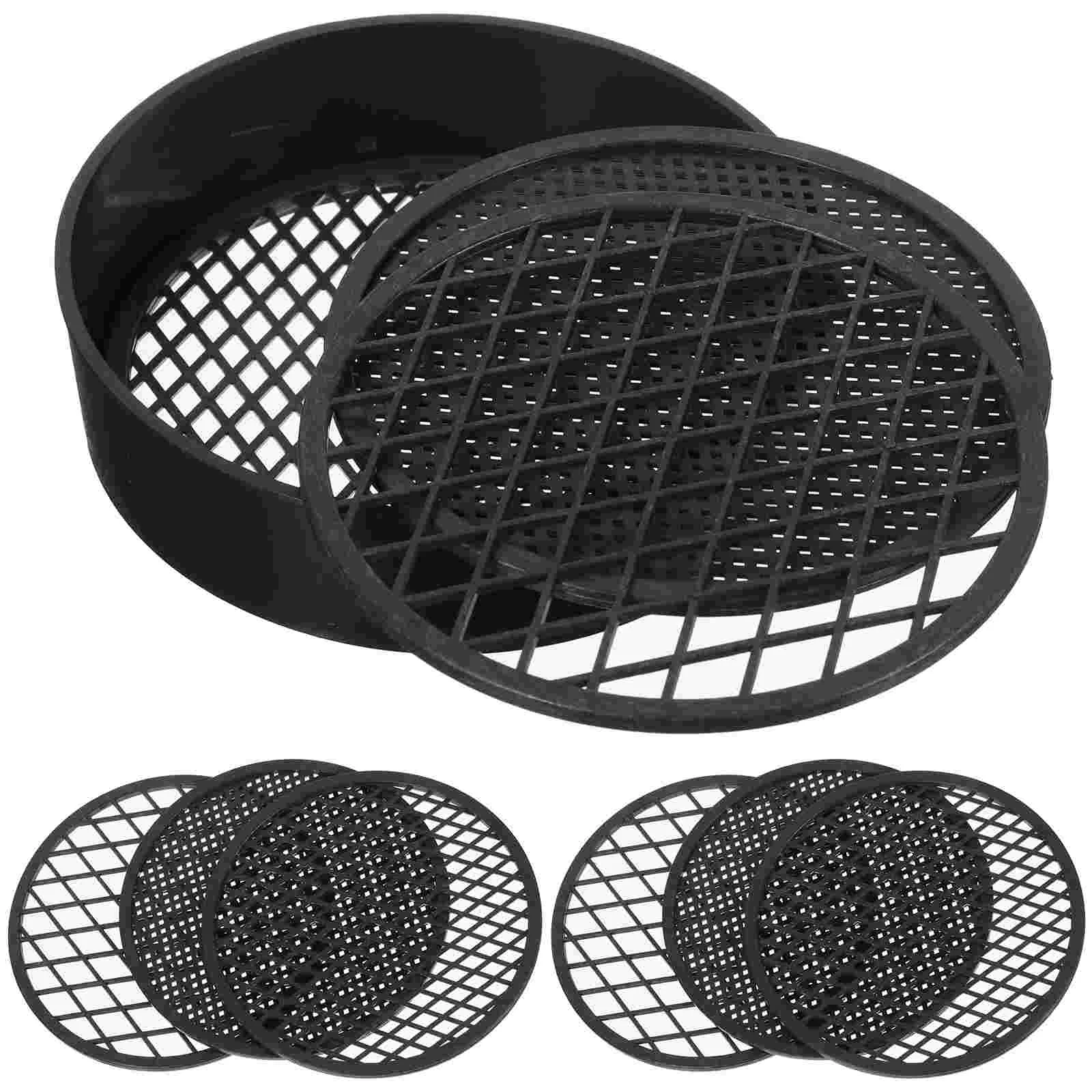 

3 Sets Topsoil for Lawn Sieve Trowel Garden Sifter Primary School Scooper Grater