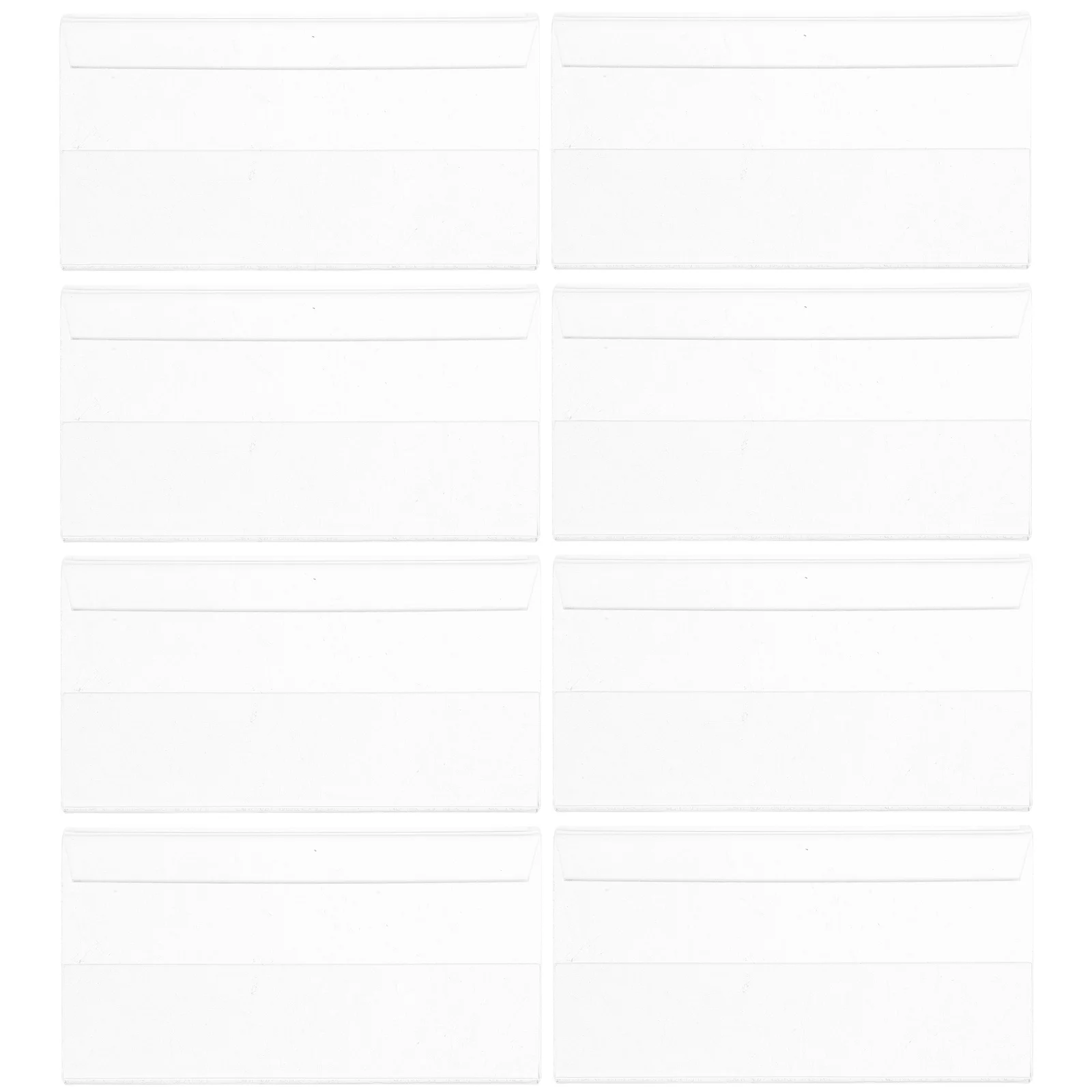 

20Pcs Acrylic Price Display Holder Practical Wear-Resistant Price Tag Stand for Supermarket Store Fruit Shop Accessories