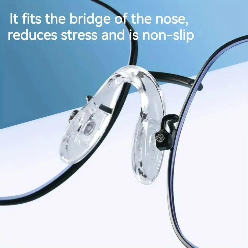 1/2/4pc Ultra-Soft Silicone Eyeglass Nose Pads Comfort Fit Glasses Frame Accessories Anti-Slip Nose Pads for Sports & Daily Wear image 5