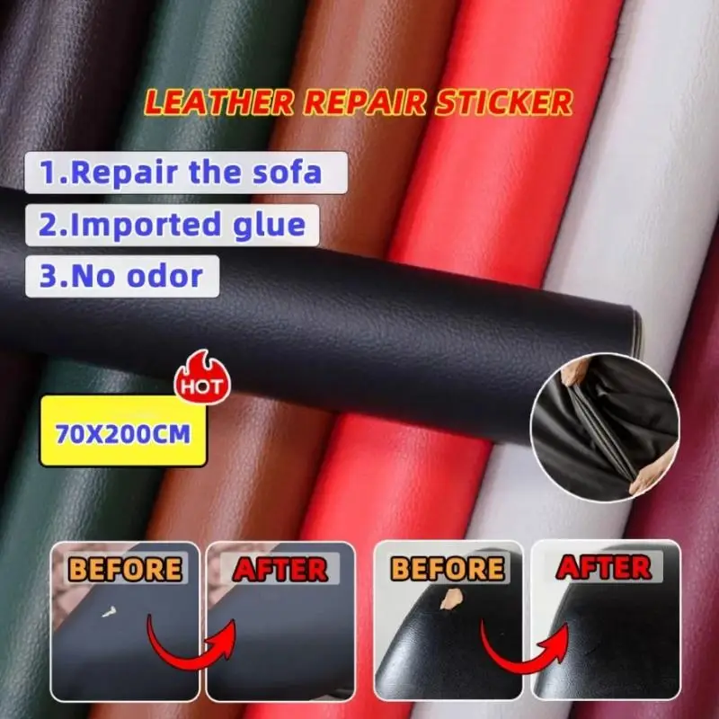 Self Adhesive Leather Repair Patch Tape Self-Adhesive House DIY Fix For Sofa Moto Car Seat Bag Home Sheets Patches