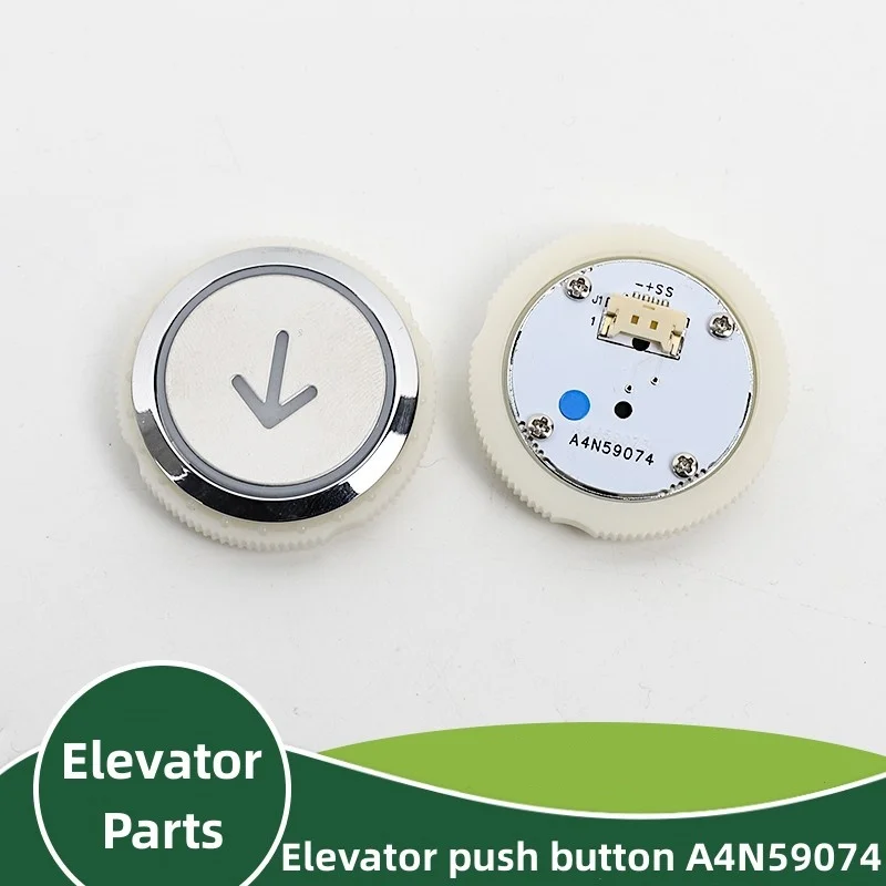 5PCS Elevator Push Buttons  A4N59074 Round Buttons Red Blue And White  Accessories A4J59073 With Braille Without Braille