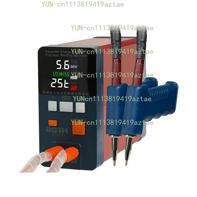 801H Pulse Spot Welder 21KW 3500A, Lithium Iron Phosphate Battery Aluminum Nickel Spot Welding Machine