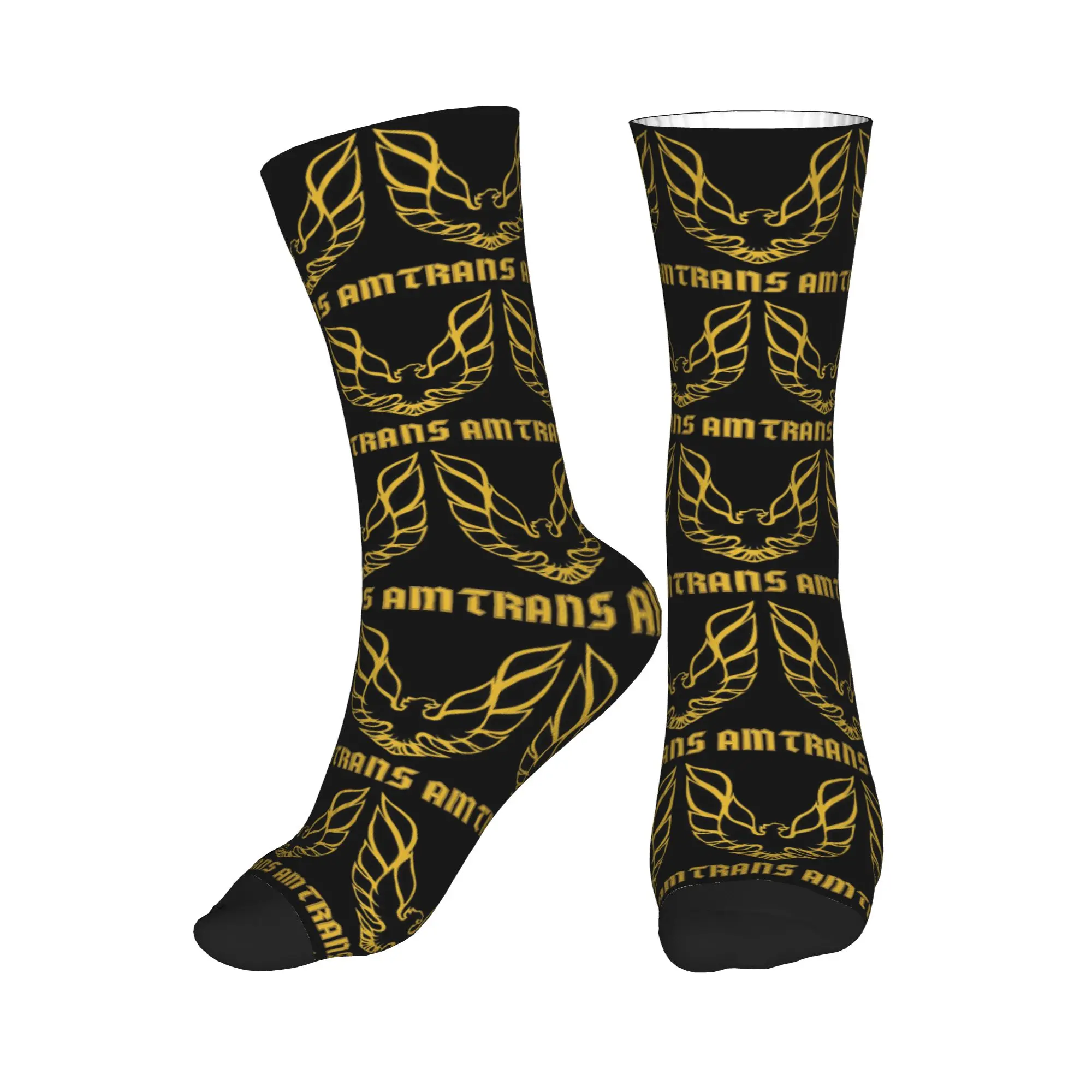 

All Seasons Trans Am Firebird Bandit Golden Sport Middle Tube Socks Super Soft Crew Socks Casual Stockings for Men Women
