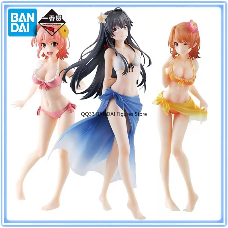 

Bandai Ichiban Kuji My Teen Romantic Comedy SNAFU Climax Isshiki Iroha Yukinoshita Yukin Swimwear Action Figure Model Gift