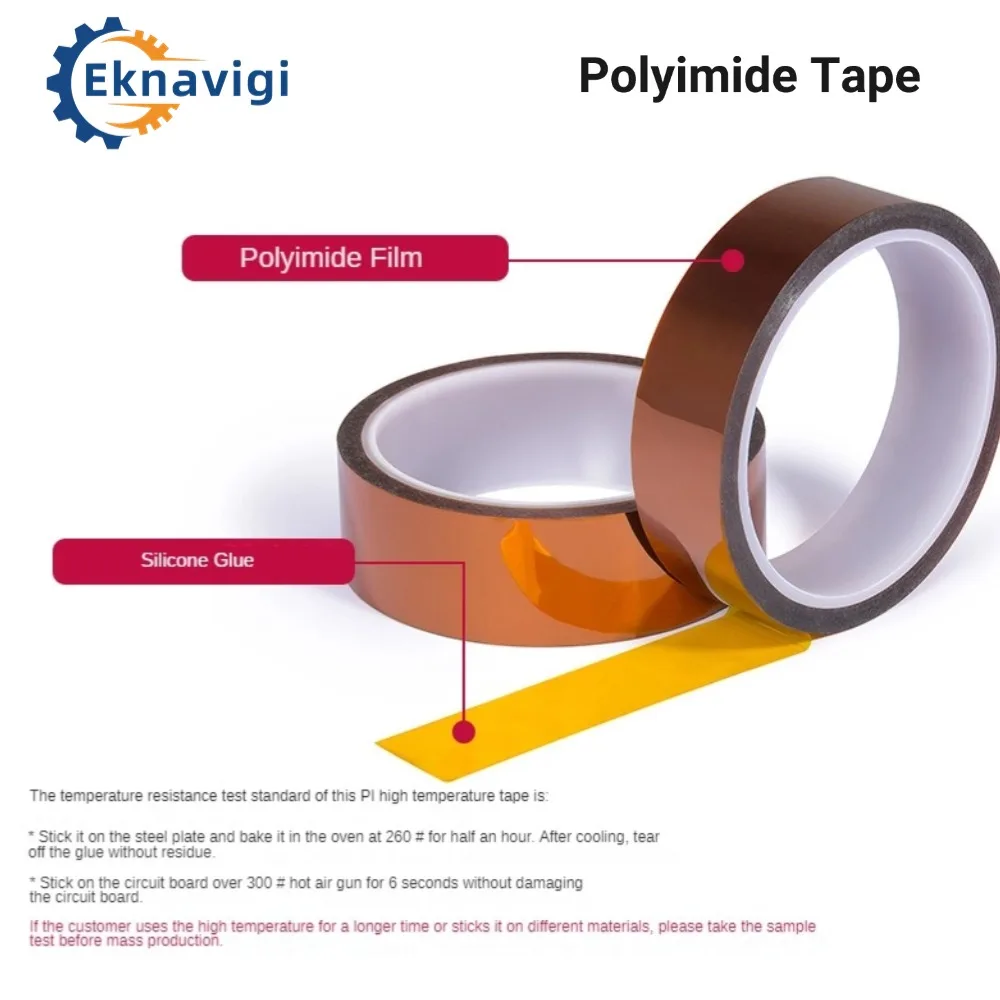

33M Polyimide PI High Temperature Resistant Tape 300°C Lithium Battery Insulation High Temperature Tape