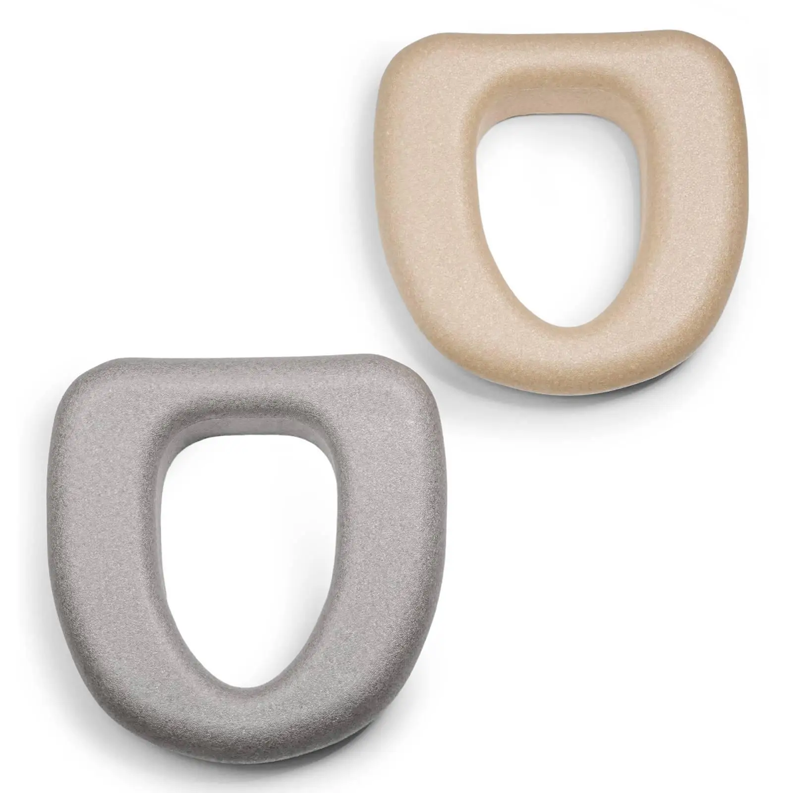 Raised Toilet Seat Cushion Booster Waterproof EPP Foam Universal Complete Set Riser for Seniors Adults Bathroom Comfort
