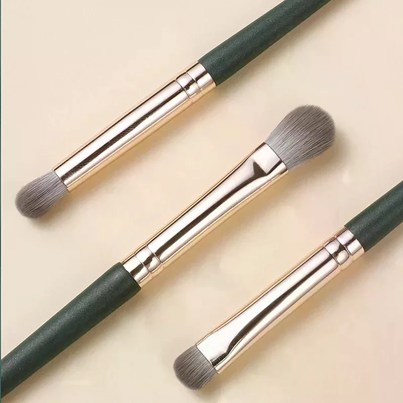 Ensemble de 3 pinceaux pour les yeux, outils de maquillage, pinceau pour surligneur, pinceau pour cils, pinceau doux pour le blush, maquillage de beauté