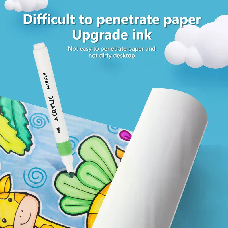

24/36Pcs Be Washed Diy Marker Pen Children's Waterproof Overlapping Color Art Special Watercolor Pen Can