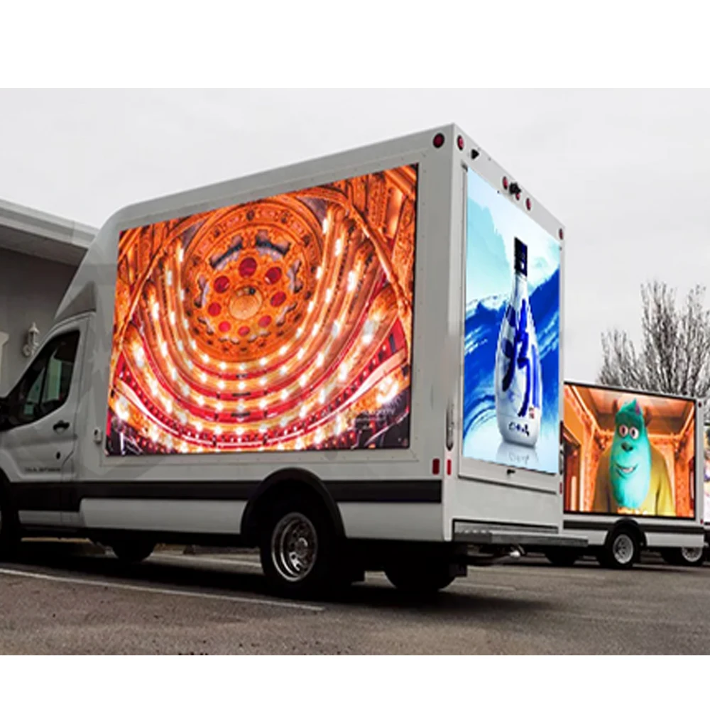 P6 عالية السطوع LED مركبة مقاوم للماء توفير الطاقة 4K الإعلان في الهواء الطلق تصنيف IP65 عالي التباين لرسومات الرسوم المتحركة #4
