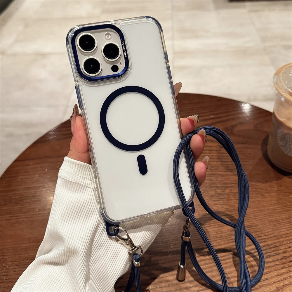 Transparente magnetische Umhängekette für Magsafe-Hülle für iPhone 18 17 15 11 12 13 14 16 Pro Max Plus Anti-Verlust-Hülle – Detail 16