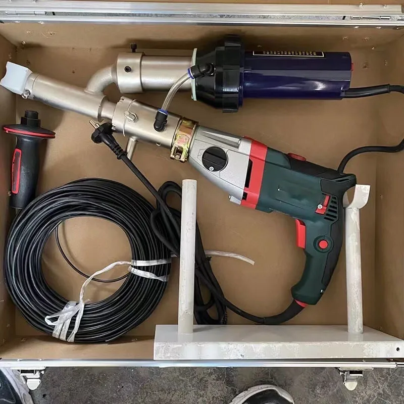 Professional Plastic Welding Gun Hot Air Extrusion Welding Equipment Portable Handheld Tool for PP PE Plastic Materials
