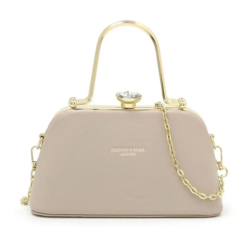 

Trendy Classic Leather Handbag Women Vintage Simple Collocation High End Daily Commute Shoulder Bag