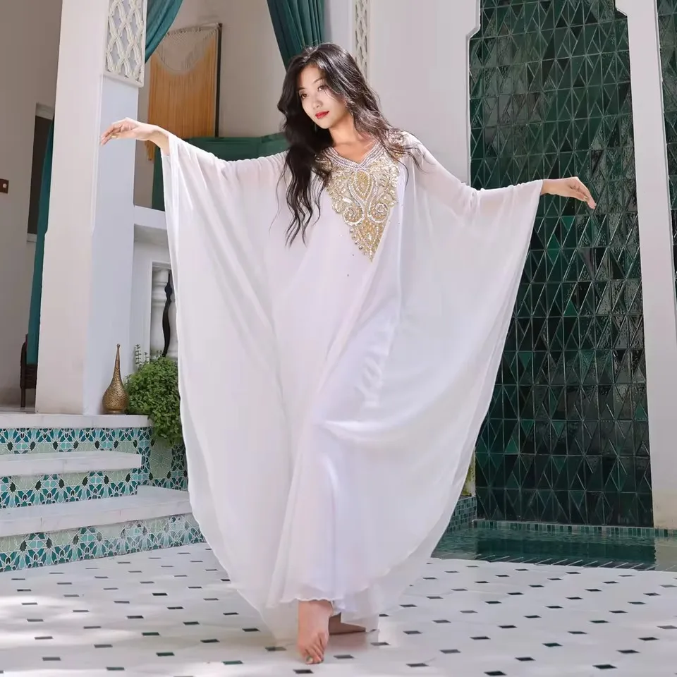 Egyptian Traditional Khaleeji Thobe Dress Folk Dance Belly Dance