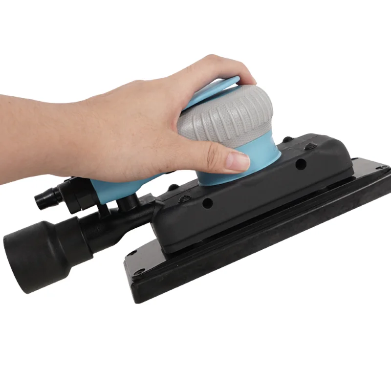 

Pneumatic Sander Vacuum 70*198mm Square Sandpaper Polishing Machine Car Putty Air Sander