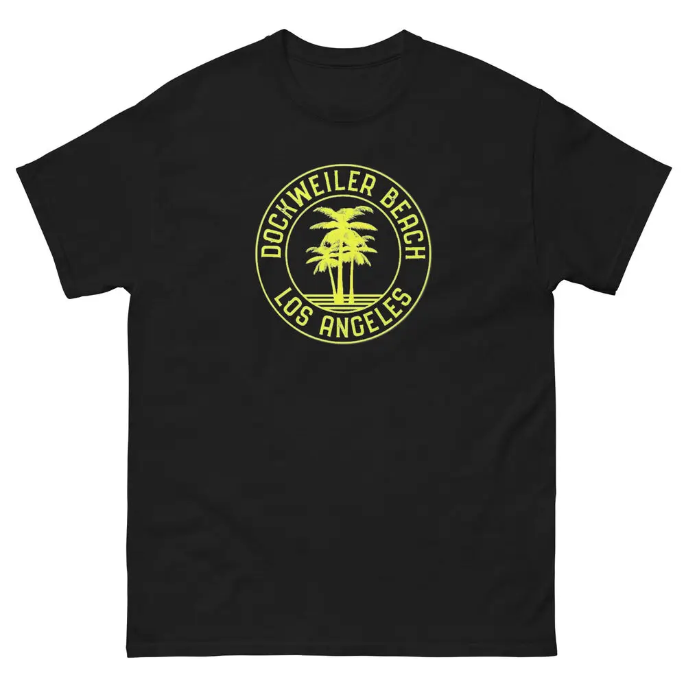 Dockweiler Beach Los Angeles palm trees T-shirt Y2K tops Unisex Summer Short Sleeve