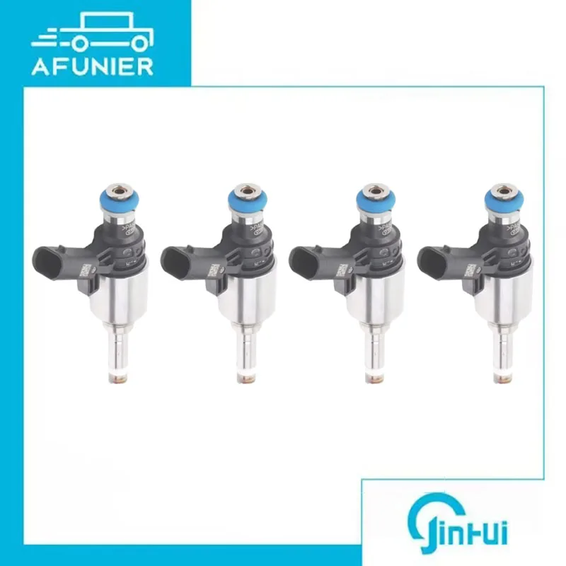 4Pcs Fuel Injector Nozzle For Volkswagen Beetle CC Eos Passsat CC Tiguan Jetta 2.0T L4 OE No.:0261500162,06H906036P