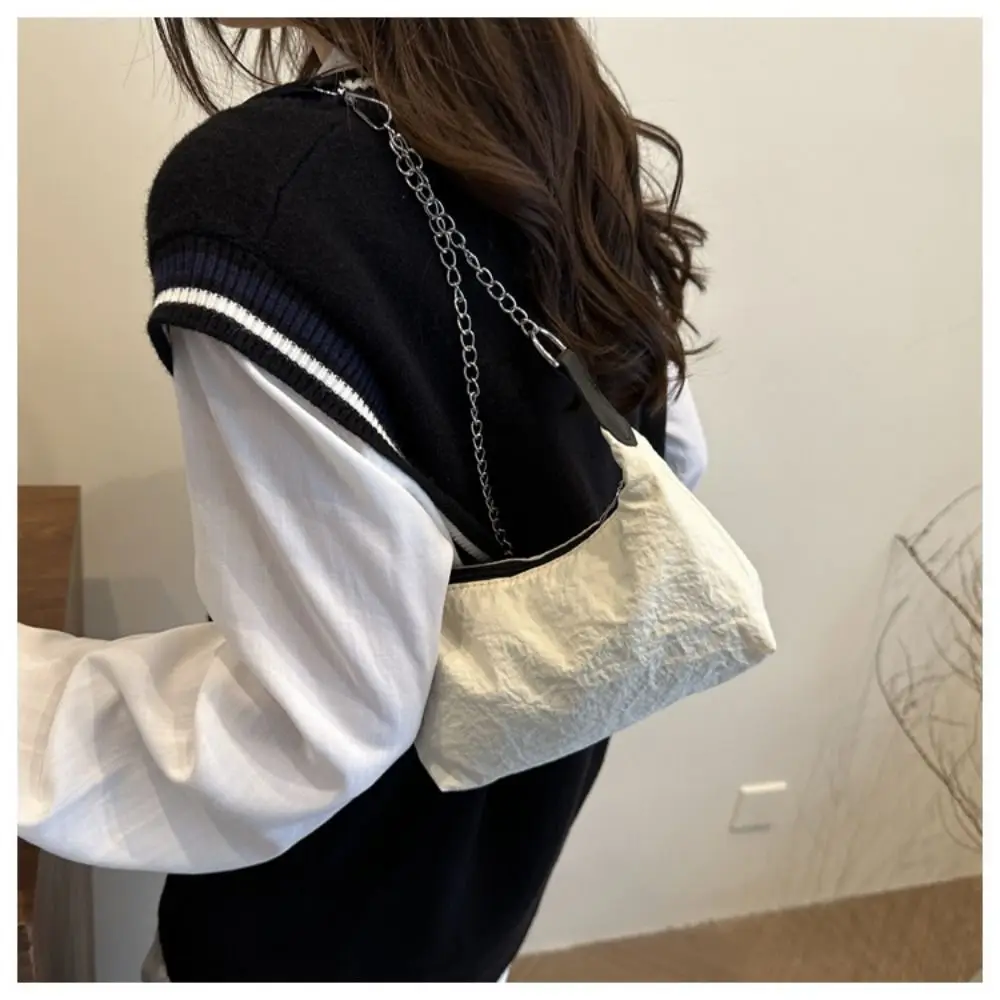 

Повседневная многоцветная сумка через плечо в японском стиле, большая вместительная сумка для пельменей, нейлоновая универсальная сумка через плечо, спортивная сумка