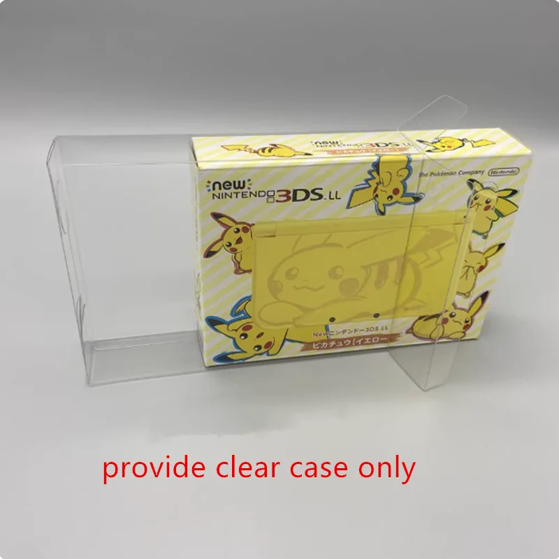 100pcs Transparent Box Protector For NEW 3DS LL/NEW3DSXL Collect Boxes TEP Storage Game Shell Clear Display Case