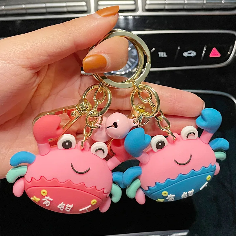 

Minso Натуральный краб, богатые брелки, фигурки из эпоксидной смолы, парные машинки, школьные ранцы, подвески, подарки и аксессуары