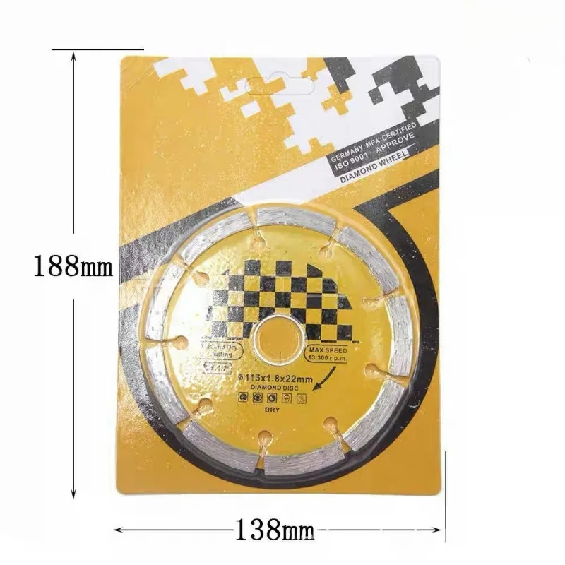 1 قطعة 115 مللي متر الماس أسطوانة تقطيع جافة منشار دائري شفرة قطع شفرة القرص للرخام الخرسانة السيراميك الجرانيت أدوات القطع