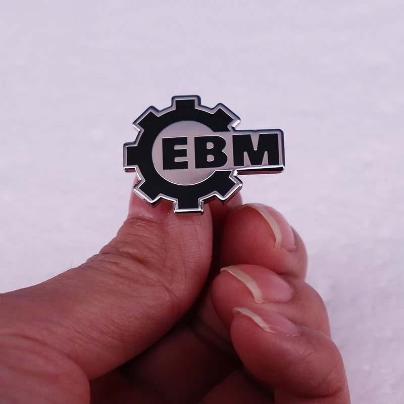 Electronic body music EBM badge electronic music genre symbol pins jewelry gift