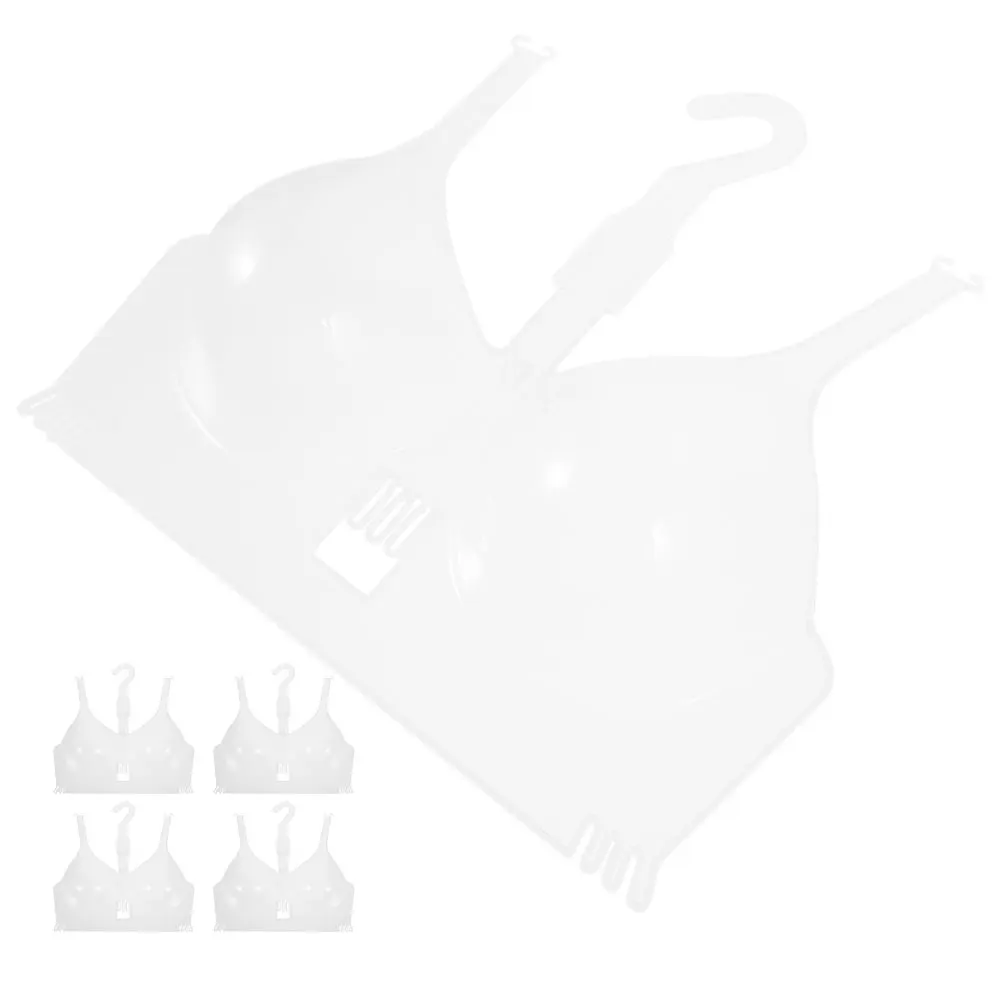 

5pcs Bra Display Hanger Lightweight Plastic Hooks For Clothes Shop Apparel Store Hanging Rack Showcased Underwear Stand