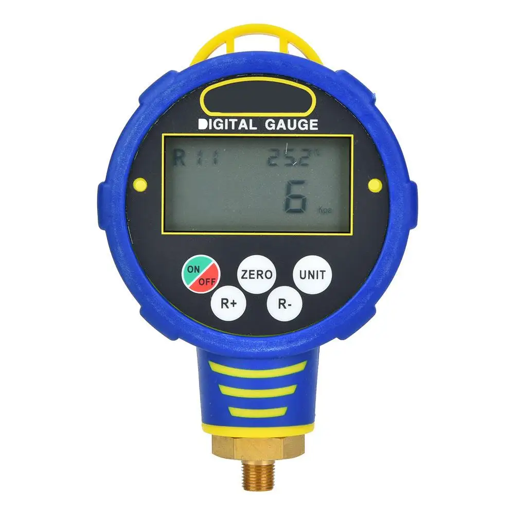 R32 Digital Air Pressure Inflator Gauge 1/8in NPT 100Bar 10MPa - Refrigerant Tester & Inflation Monitor Tool