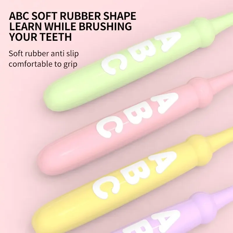 MikolifeQ لطيف الأطفال S رأس صغير فرشاة أسنان ذات شعيرات ناعمة عالية الكثافة سلك فرشاة لا يضر اللثة للأطفال الذين تتراوح أعمارهم بين 6 سنوات