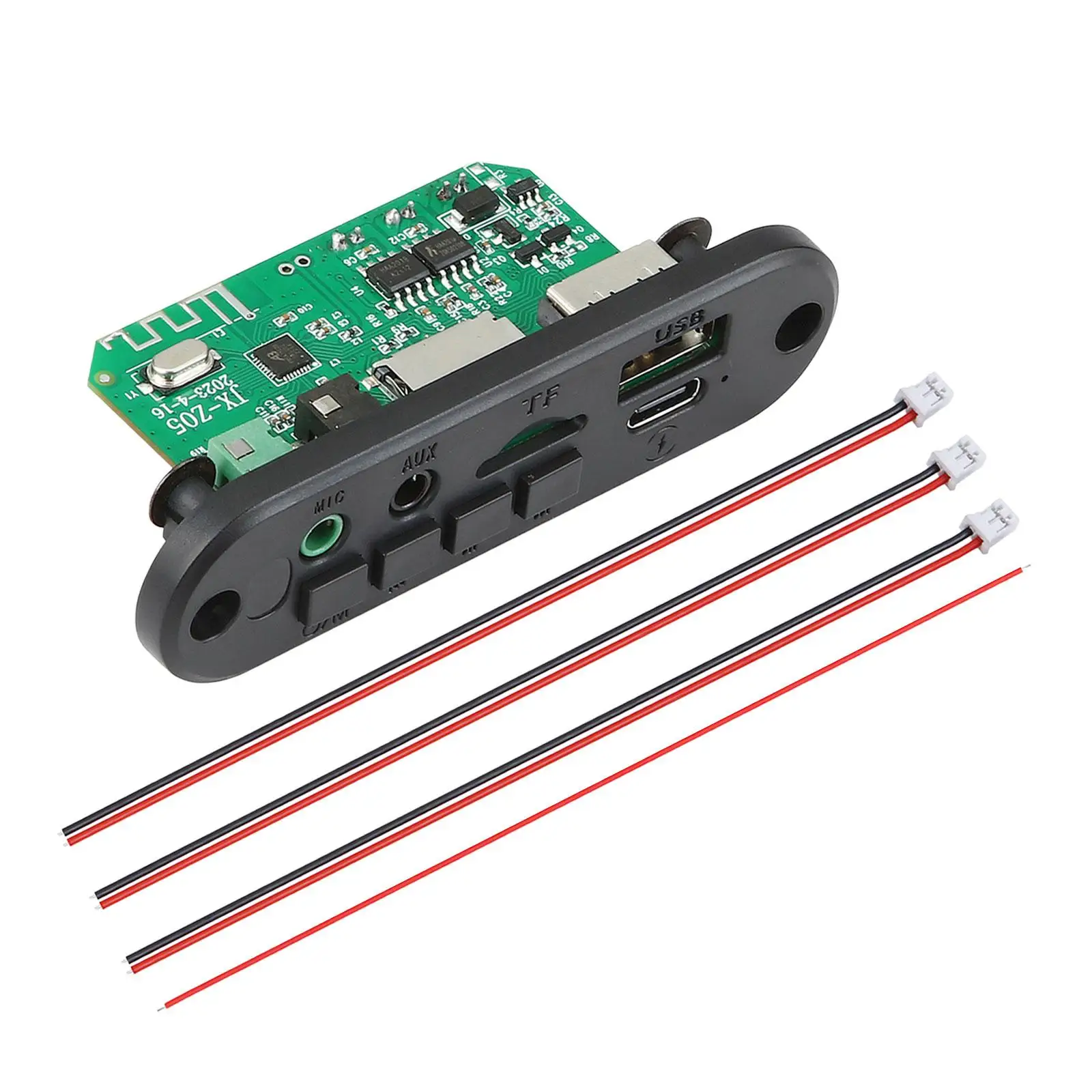 MP3-Decoder-Board, 3,5 mm, 7,4 V, eingebauter Lautsprecher, Stereo-Audio-Empfänger-Modul