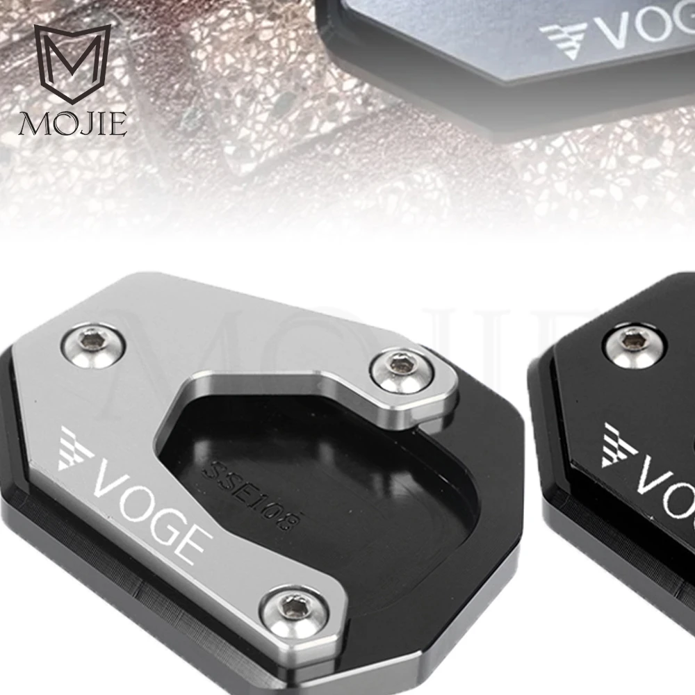 

For Voge Valico 300 Rally 300GY Rally300 2024 2025 2026 Moto Accessories Kickstand Foot Side Stand Enlarger Extension Pad Plate