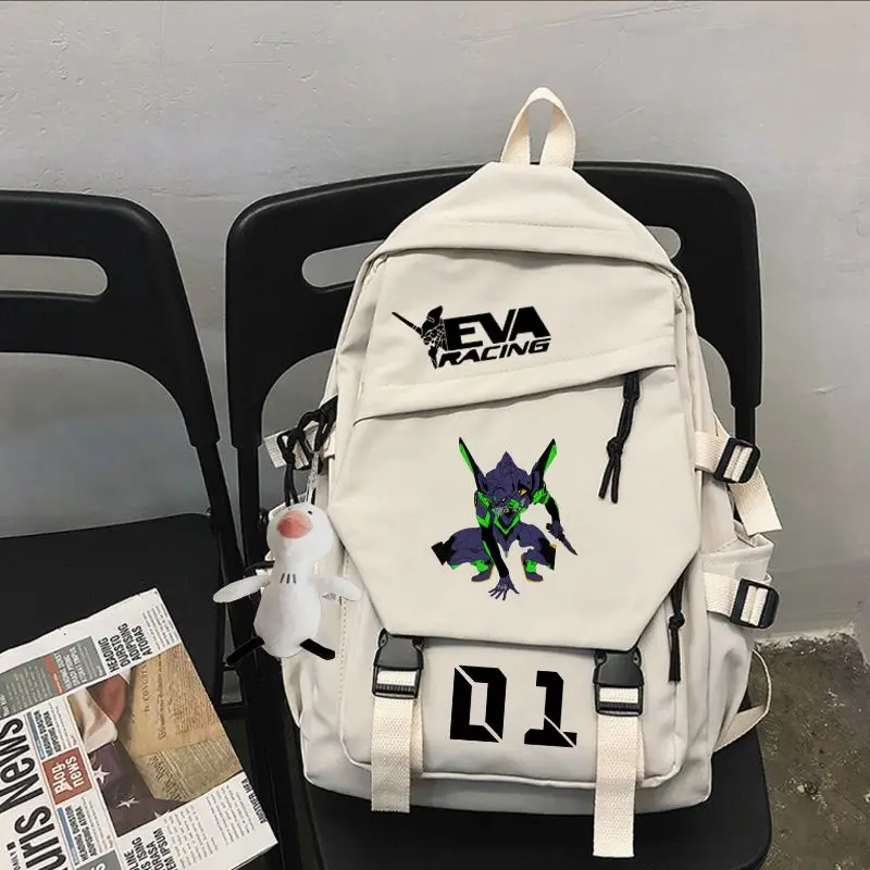 

New EVA Ayanami Rei Asuka Langley Soryu Ikari Shinji Creative Cartoon Student Backpack Anime Merchandise Backpack Holiday Gifts