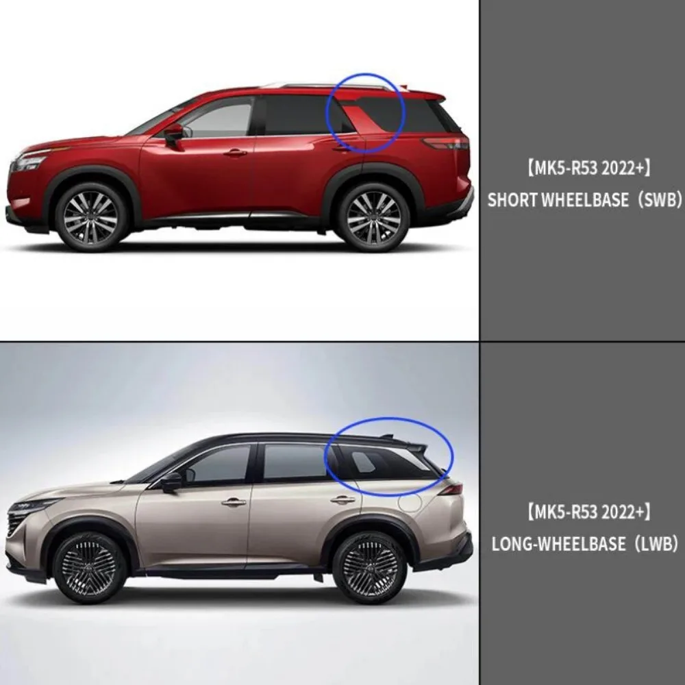 Window Visor Rain Exterior Part Body Kit Accessories For Nissan Pathfinder 2022 2023 2024 2025 view 3