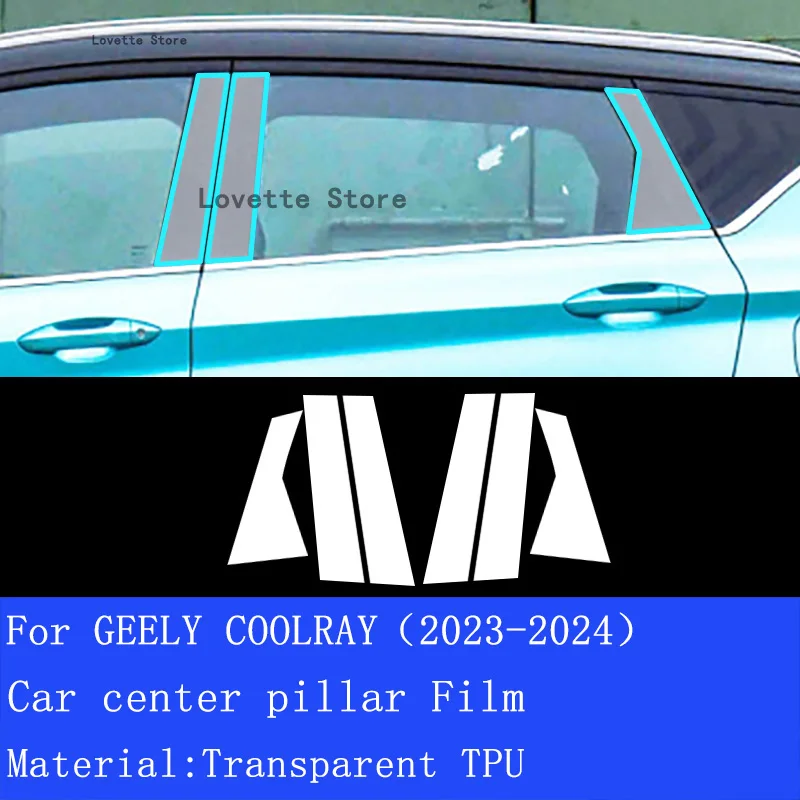 For GEELY COOLRAY 2023-2024 Car GPS Navigation Instrument Protective LCD TPU Screen Protector Anti-Scratch Film Fitting PPF